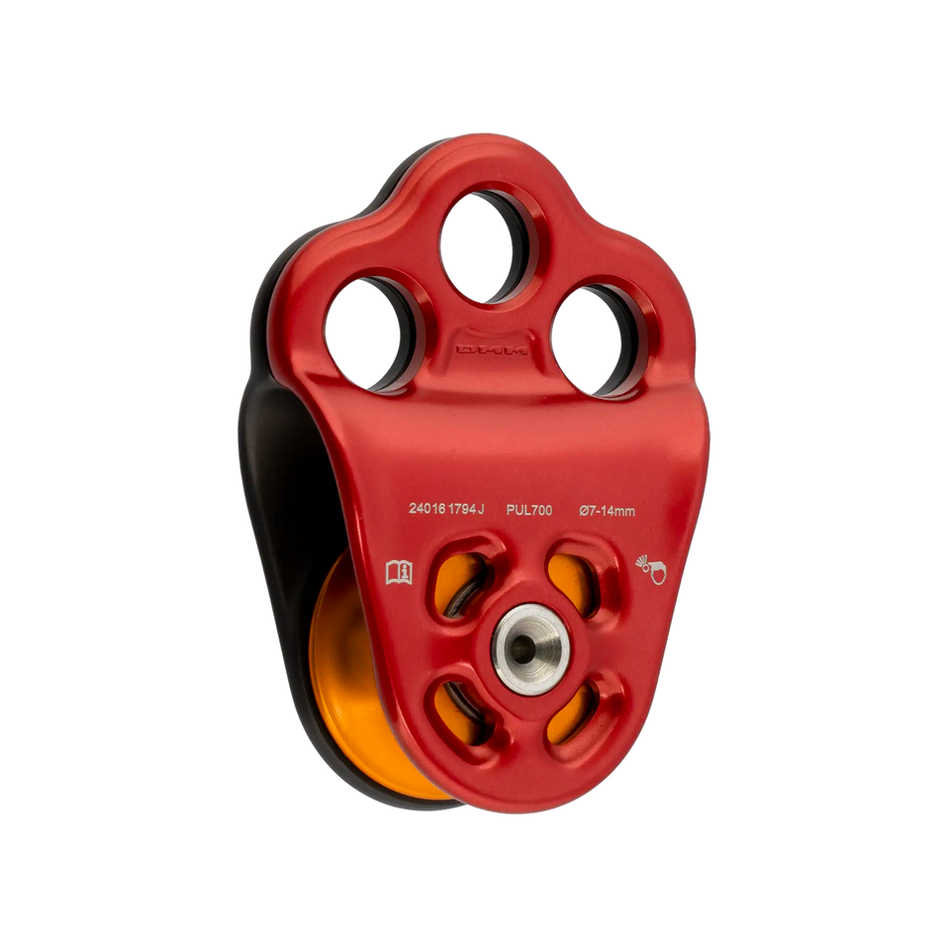 DMM Triple Attachment Pulley 2 - Red