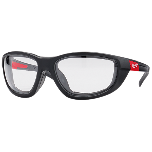 Milwaukee Performance Safety Glasses w/Gasket - Fog-Free Lenses - Clear